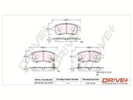 DP1010.10.1070 - DP1010.10.1070 - KLOCKI HAM. PRZÓD FORD FIESTA 1.4-1.6TDCI 08-