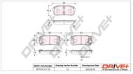 DP1010.10.1132 - DP1010.10.1132 - KLOCKI HAM. TYŁ HYUNDAI I30 1.6-2.0CRDI 08-