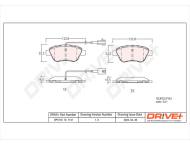 DP1010.10.1141 - DP1010.10.1141 - KLOCKI HAM. PRZÓD FIAT IDEA 1.2-1.4 03-