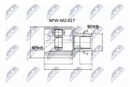 NPW-MZ-027 - NPW-MZ-027 - PRZEGUB MAZDA 3 BK /ATM/ 2.0 03- /P/