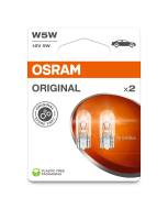 2825-2BL OSRAM - ŻARÓWKA 12V W5W 5W /ORIGINAL/ /KPL.2SZT. / ECO