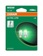 2825ULT-2BL OSRAM - 2825ULT-2BL - ŻARÓWKA 12V W5W 5W /ULTRALIFE/ /KPL.2SZT ./ ECO