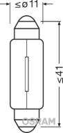 6413 OSRAM - 6413 - ŻARÓWKA 12V 5W SV8.5-8 /OSRAM/ /PODWÓJNI E TRZONKOWANE/