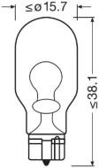 921 OSRAM - 921 - ŻARÓWKA 12V 16W W2.1X9.5D /OSRAM/ CAŁOSZKLANA/BEZ COKOŁU BIA