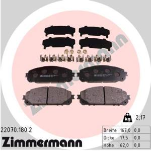 22070.180.2 - 22070.180.2 - KLOCKI HAM./PRZ/ JEEP CHEROKEE 2.2 15-