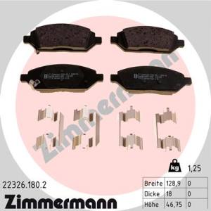 22326.180.2 - 22326.180.2 - KLOCKI HAM./PRZ/ OPEL KARL 1.0 15-