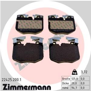 22425.200.1 - 22425.200.1 - KLOCKI HAM./PRZ/ BMW X3 16-
