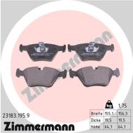 23183.195.9 - KLOCKI HAM./PRZ/ BMW X3 /E83/ 09- 