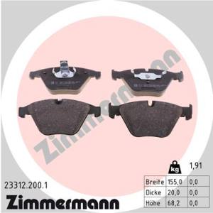 23312.200.1 - KLOCKI HAM./PRZ/ BMW 1 /E82/ 11- 