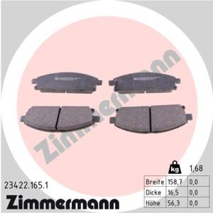 23422.165.1 - 23422.165.1 - KLOCKI HAM./PRZ/ NISSAN X-TRAIL I 2.2 DCI 03-