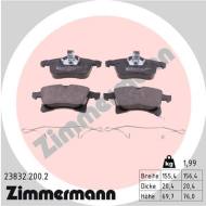 23832.200.2 - KLOCKI HAM./PRZ/ OPEL CORSA E 1.4 15- /Z CZUJNIKIEM/