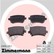 23914.170.1 - 23914.170.1 - KLOCKI HAM./TYŁ/ VW GOLF VI 2.0TDI 10-