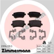 23914.170.3 - 23914.170.3 - KLOCKI HAM./TYŁ/ VW GOLF VI 2.0TDI 10- /Z ZESTAWEMONT/