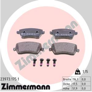 23973.175.1 - 23973.175.1 - KLOCKI HAM./PRZ/ DACIA DUSTER 1.5DCI 17-