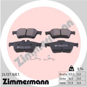 24137.168.1 - 24137.168.1 - KLOCKI HAM./TYŁ/ FORD C-MAX II 2.0TDCI 06-