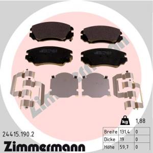 24415.190.2 - KLOCKI HAM./PRZ/ OPEL INSIGNIA A 2.0CDTI 08- /Z CZUJNIKIEM/