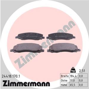 24418.170.1 - 24418.170.1 - KLOCKI HAM./PRZ/ OPEL INSIGNIA 2.0T 08-
