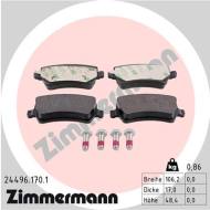 24496.170.1 - 24496.170.1 - KLOCKI HAM./TYŁ/ FORD S-MAX 1.8TDCI 08-