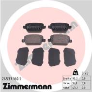 24537.160.1 - 24537.160.1 - KLOCKI HAM./TYŁ/ FORD S-MAX 2.0TDCI 06-