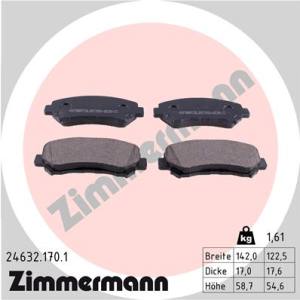 24632.170.1 - 24632.170.1 - KLOCKI HAM./PRZ/ NISSAN X-TRAIL 2.0 07-