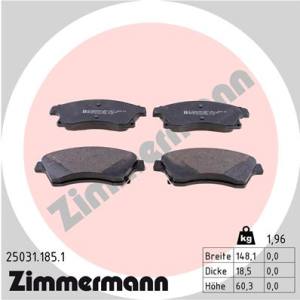 25031.185.1 - KLOCKI HAM./PRZ/ OPEL ASTRA J 09- 