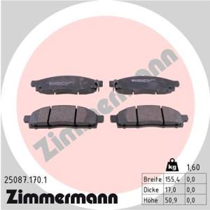 25087.170.1 - 25087.170.1 - KLOCKI HAM./PRZ/ NISSAN NV200 1.5DCI 10-