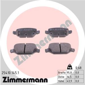 25410.145.1 - 25410.145.1 - KLOCKI HAM./TYŁ/ FIAT PANDA 12-