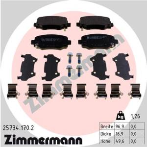 25734.170.2 - 25734.170.2 - KLOCKI HAM./TYŁ/ JEEP CHEROKEE 3.2 14-